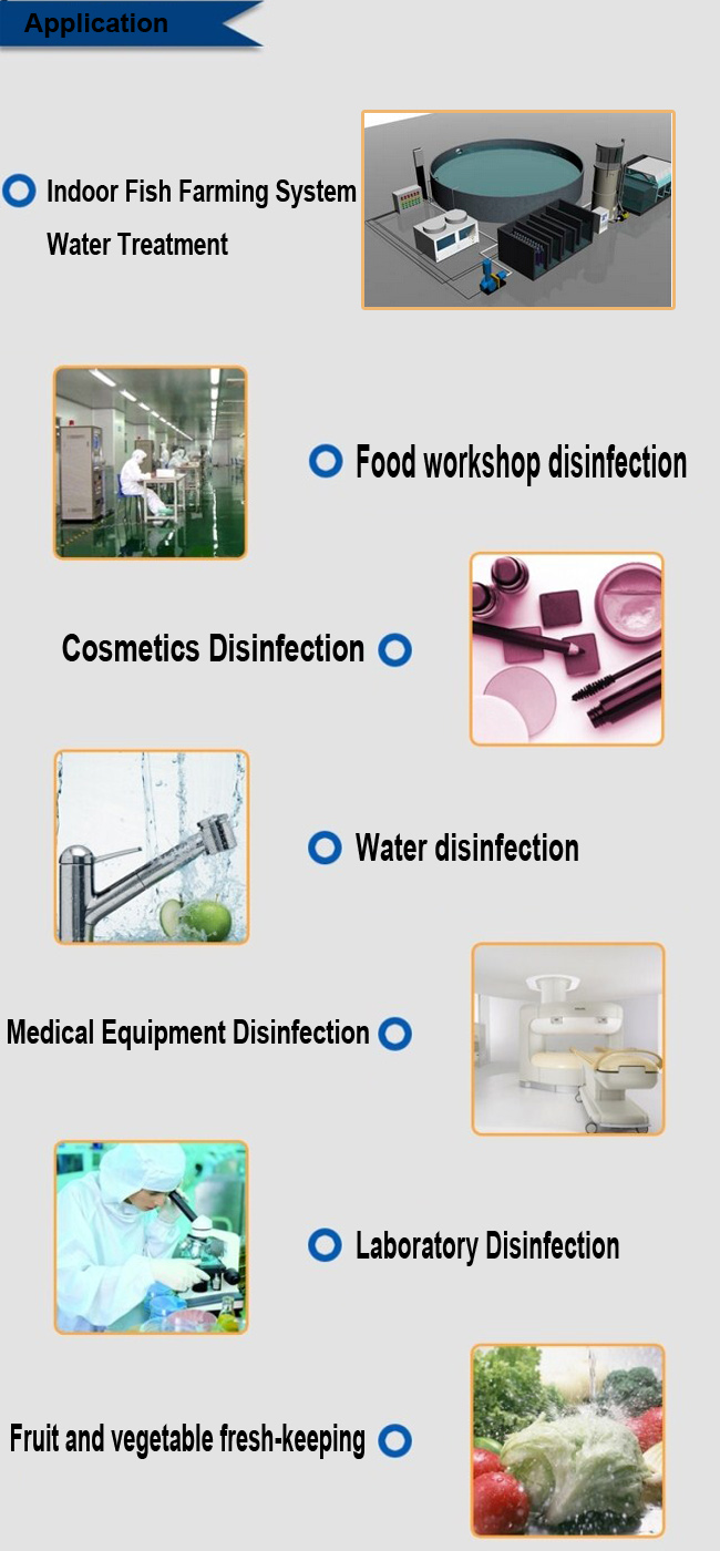 Water Treatment Ozone Generator for Indoor Fish Farm