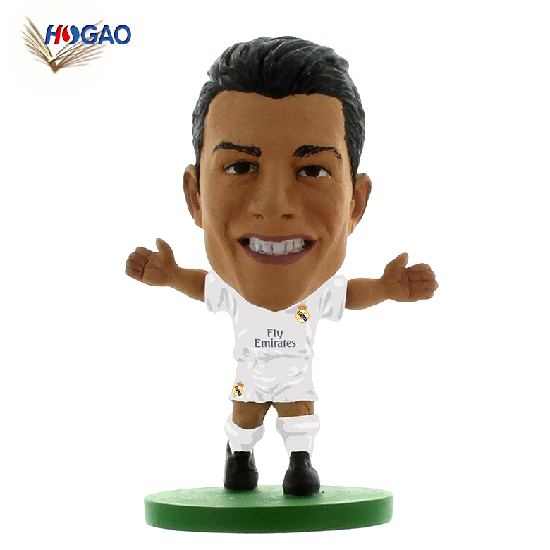 Figurine Juventus 2020 Cristiano Ronaldo CR7 en resine de 6 cm Football Ronaldo