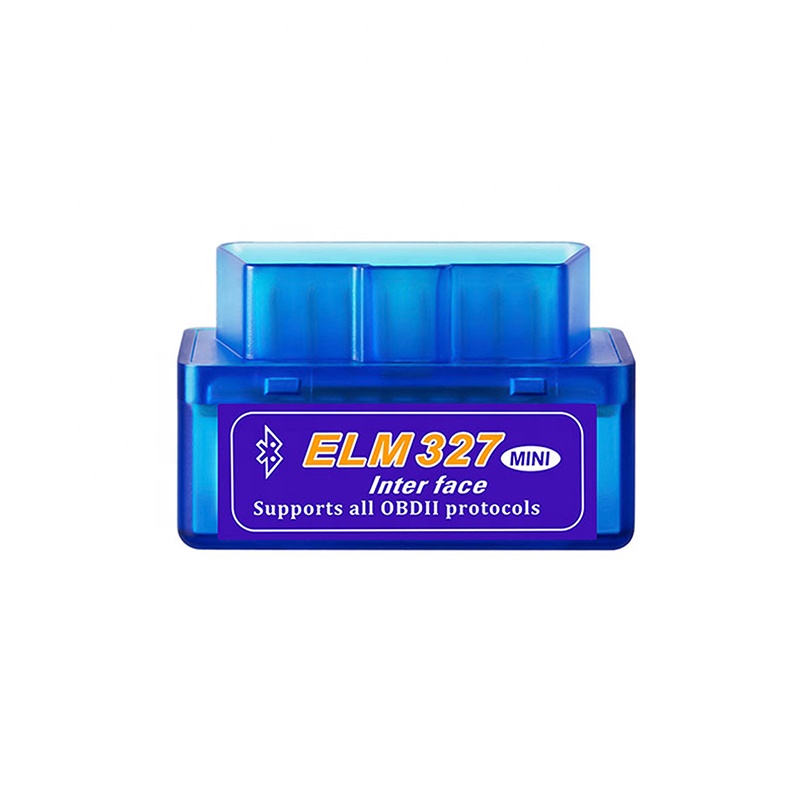Mini Portable ELM327 V2.1 OBD2 II Diagnostic Car Auto Interface Scanner Blue Premium ABS Diagnostic Tool
