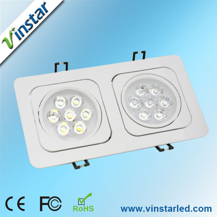 потолка пятен квадратных утопленного 14w потолочное downlight