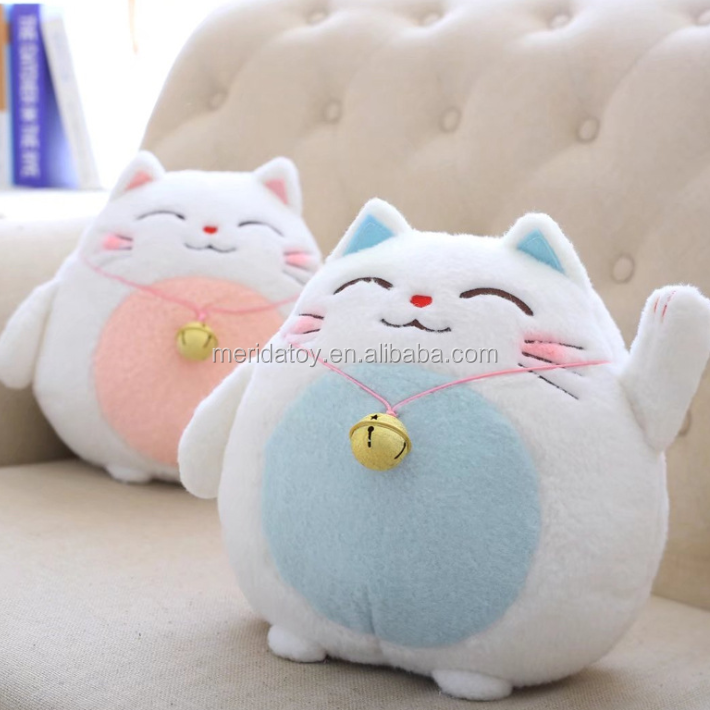 peluche chat cheshire bleu