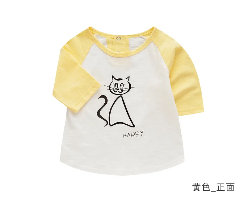 Одежда для малышей Детская куртка из чистого хлопка летняя одежда для мальчиков и девочек футболка для новорожденных