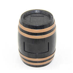 Custom antique barrel dice shaker cup