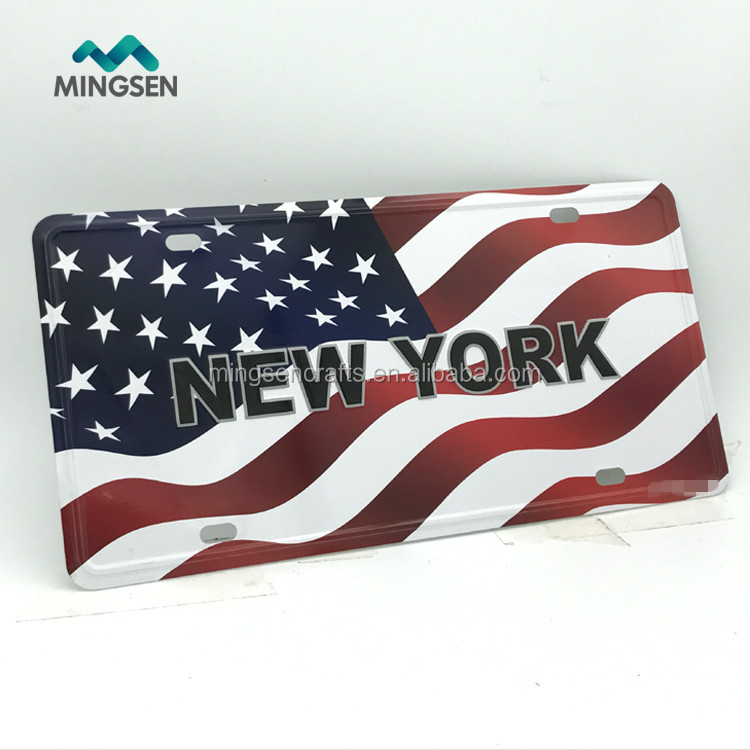Флаг США сувенир автомобиль декоративный номерной знак