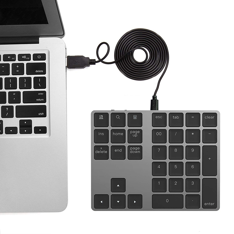 Mini portable slim external wired usb mini numeric keyboard for laptop