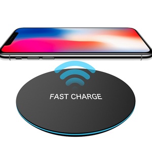 2020 Promotion Cheap High Quality Wireless Charger Pad W18 OEM Custom Logo Charging for iPhone 11 pro BSCI Factory