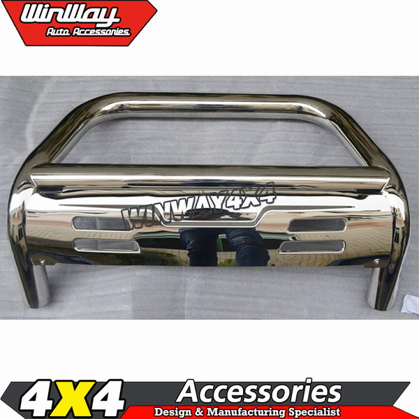 Быка нержавеющей стали бар с опорная плита для Hilux Revo 2015 +