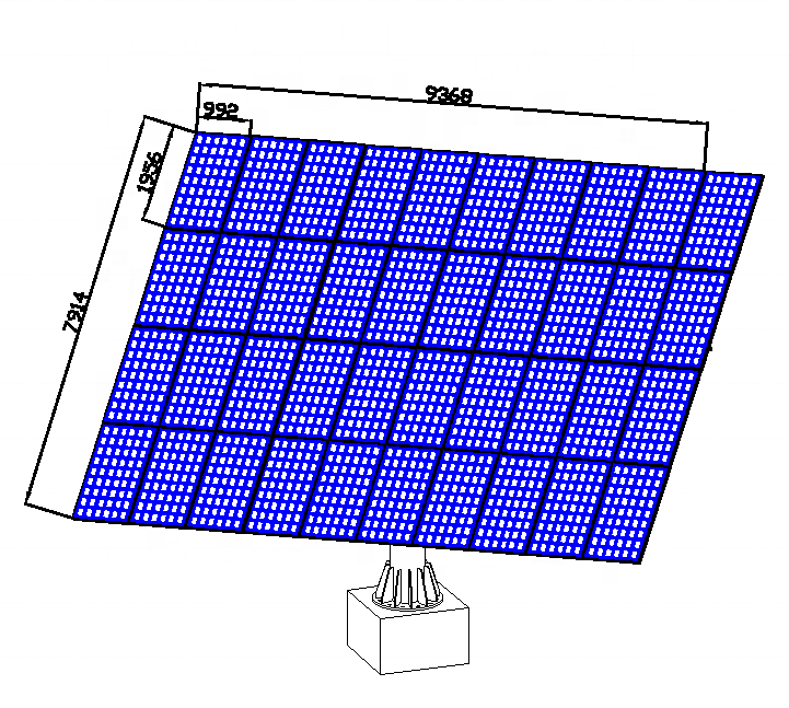 10000 w Солнечная Система tracker dual axis Солнечная трекер цена