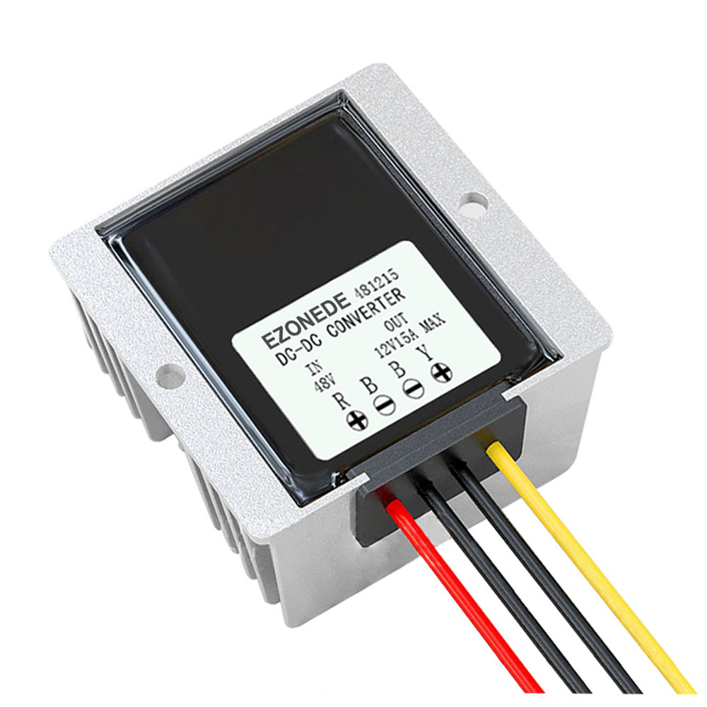 DC-DCコンバーター48V (20V - 60V) から12V 15A180W降圧モジュールDIY