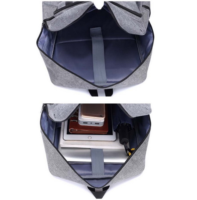 Zaino per borsa per laptop da scuola durevole e personalizzato alla moda con porta di ricarica USB