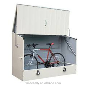metal horizontal bike shed