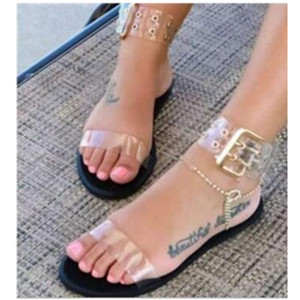 clear jelly water shoes