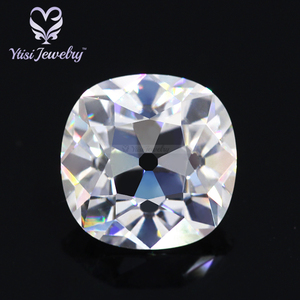 Forever brilliant DEF White color old European cut (oec) cushion shape Moissanite loose stone