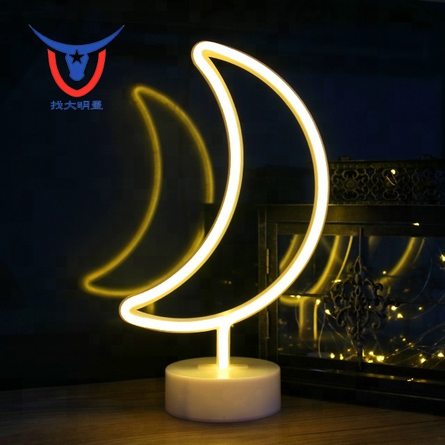 3aa Battery Powered Night Light Led Neon Lights Moon Lightning Signs For Festival Decoration Warm White Buy Night Light Led Neon Lights Moon Lightning Signs Warm White Party Decorations Moon Lightning Signs For