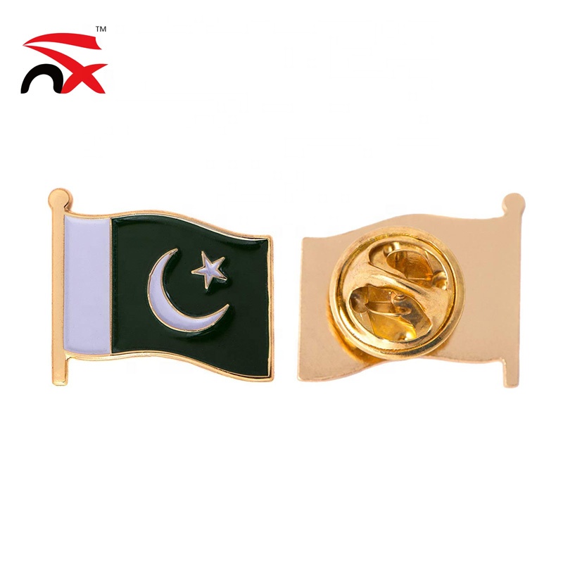 PAKISTAN FLAG Antique Silver Belt Buckle USA MADE Pakistani