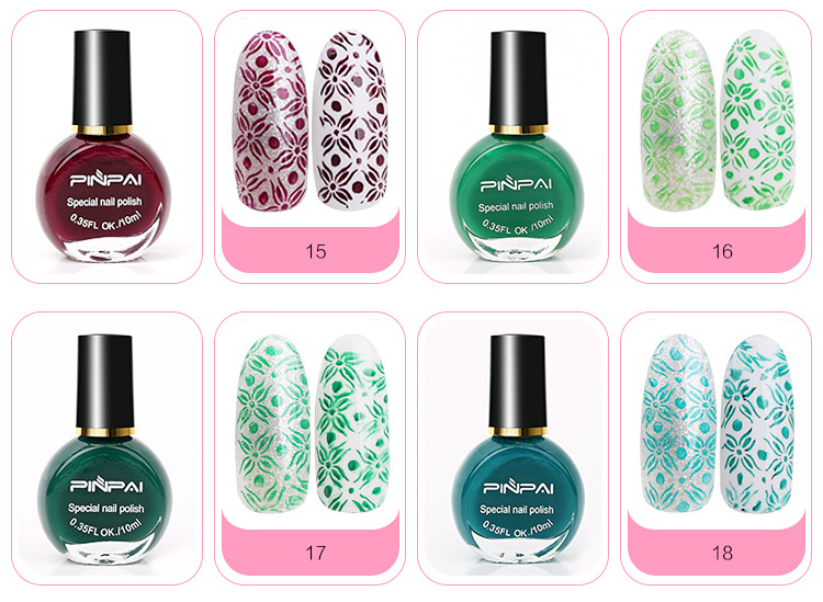Nail art printing oil 10ml painted nail polish authentic pinpai nail polish 26 colors factory direct sales