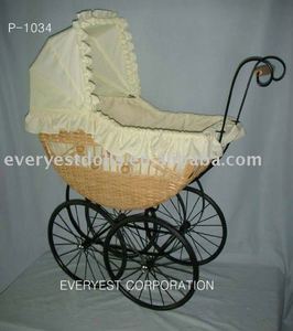 rattan baby walker