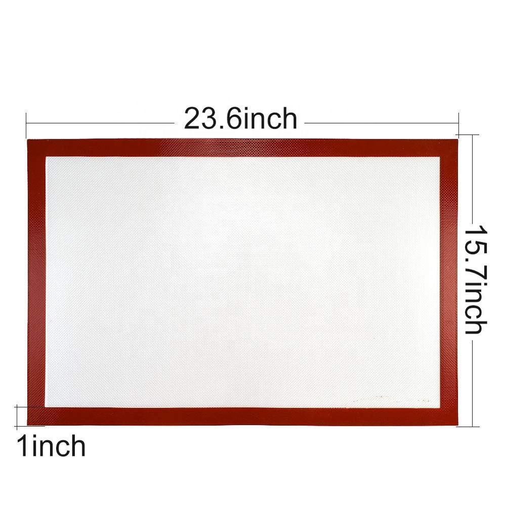 Wholesale LFGB Approved Non-Stick Reusable Custom Silicone Macaron Baking Mat