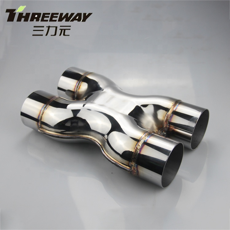 Автомобильные аксессуары выхлопные аксессуары SUS304 нержавеющая сталь X труба 3