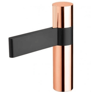 Design Lavatory Faucet Bathroom Hot and Cold Water Mixer Tap Stylish Rose Gold Faucet