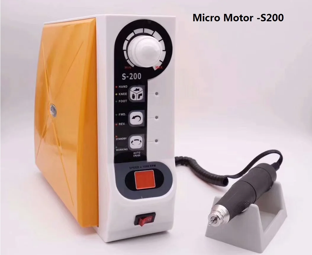 Max speed 60000 rpm Brushless Micromotor Electro Polishing drill machine dental