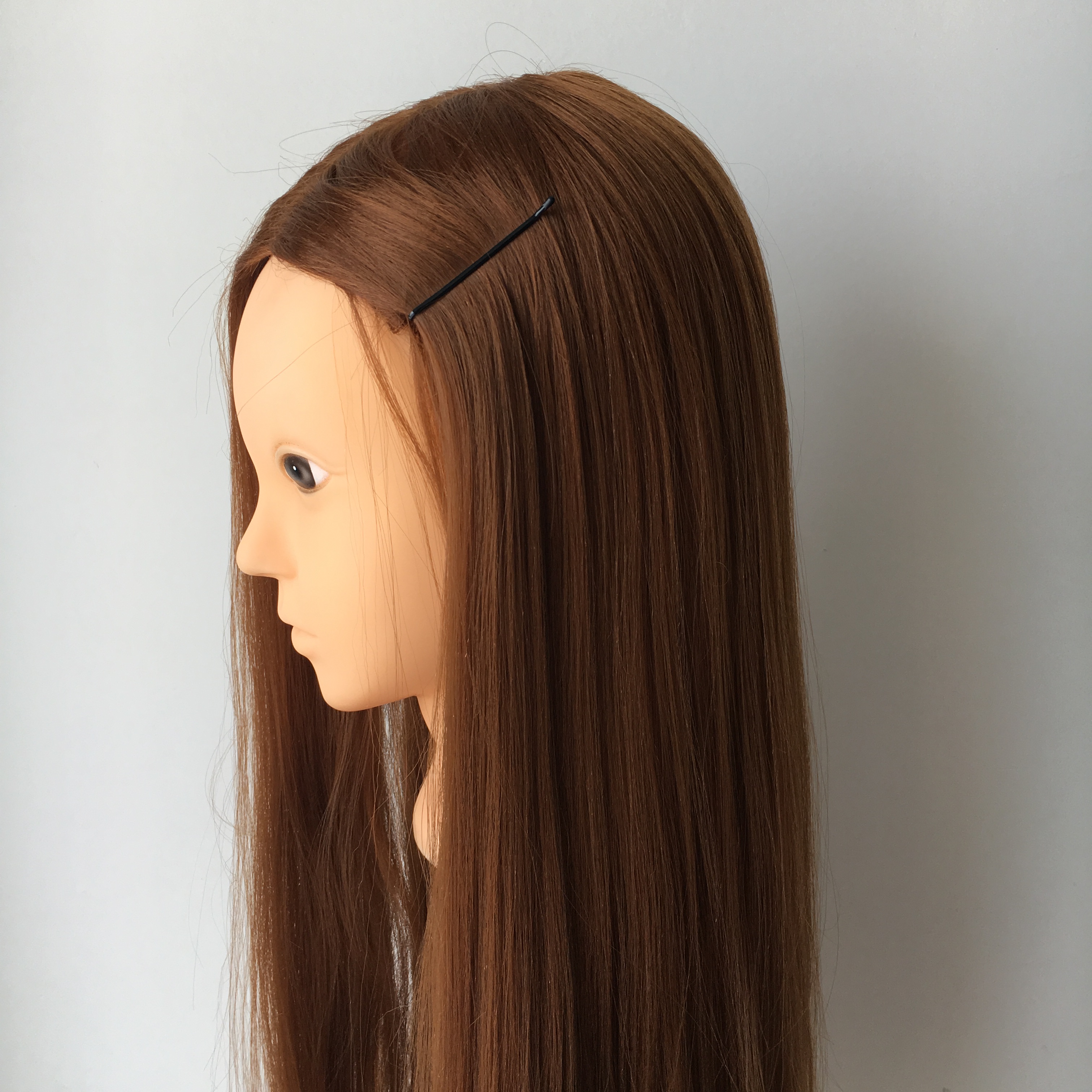 Манекен для длинных волос, тренировочный головной убор для парикмахерской, 22 24 26 дюймов