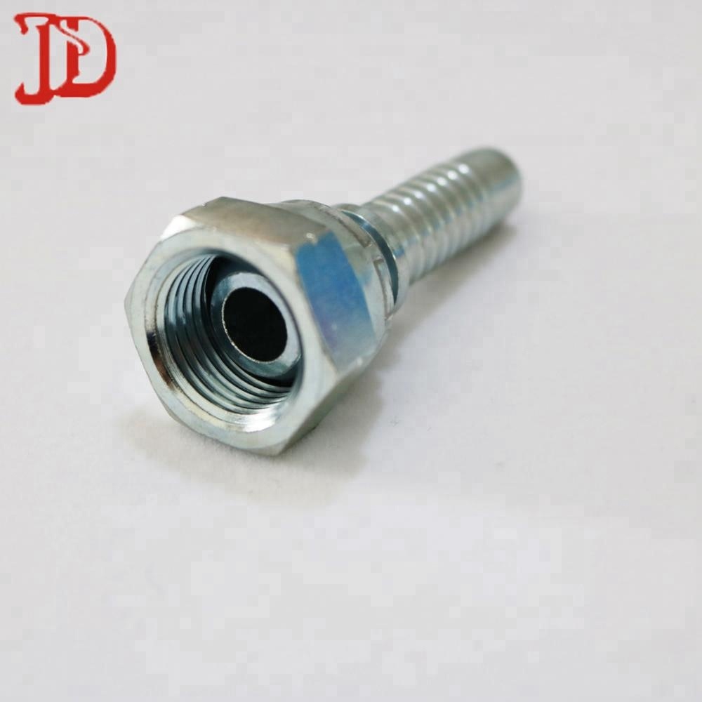Hidráulico 1//2 BSP Macho x Macho x Adaptador hembra barril Tee Giratorio 60 ° Manguera del cono