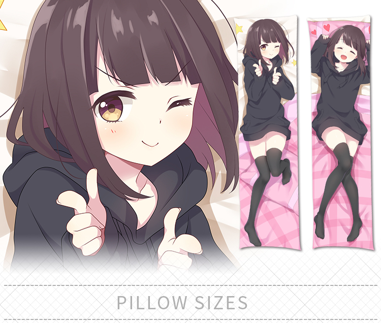 menhera chan 可爱女孩动漫定制 dakimakura 枕头套