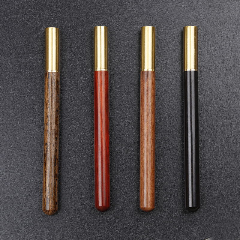 2019 Высокое качество деревянная роликовая ручка без окисления латуни без утечки чернил пользовательская деревянная ручка