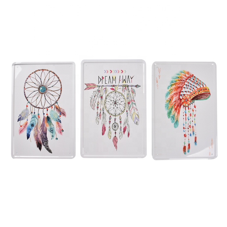 Легкая цветная металлическая настенная живопись