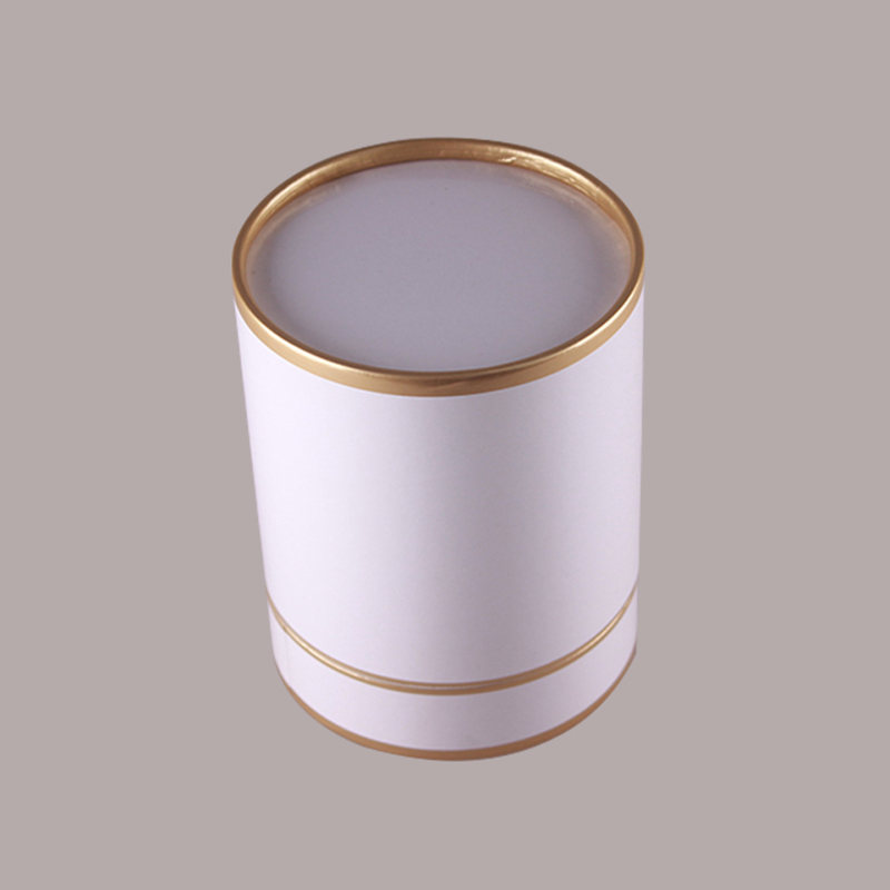 Eco friendly biodegradable glossy paper tube packaging for cosmetic/gift/keychain/hair extension