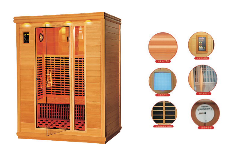 4person canadia hemloc new fashion far infrared sauna room