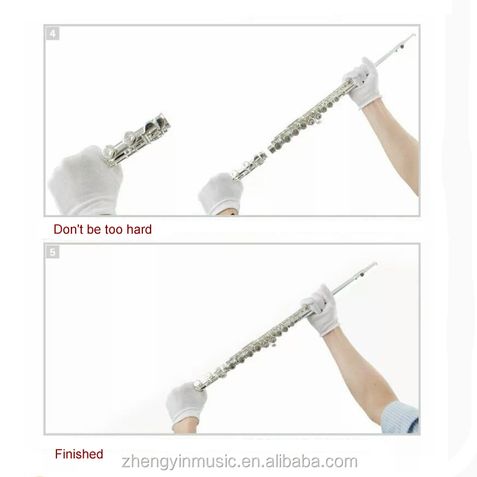 Hot sale woodwind instrument flute 16 holes C key colored flute