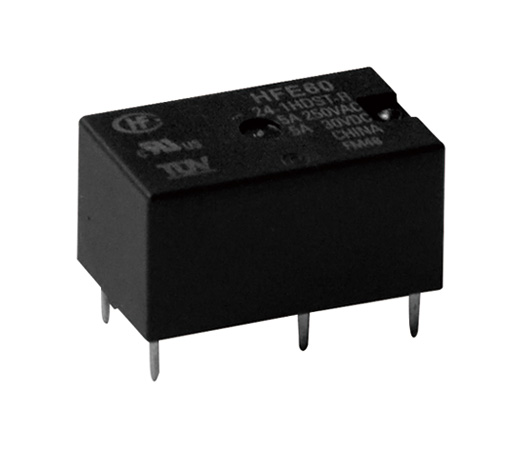 1 X JV-24S-KT Relé electromagnético; SPST-NO; Ucoil 24VDC; 5A//250VAC; 5A//30VDC