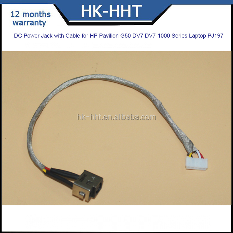 DC POWER JACK CONNECTOR presa pj197 con 5 Pin Cavo Per HP dv7 Laptop