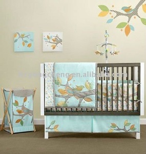 bird crib bedding