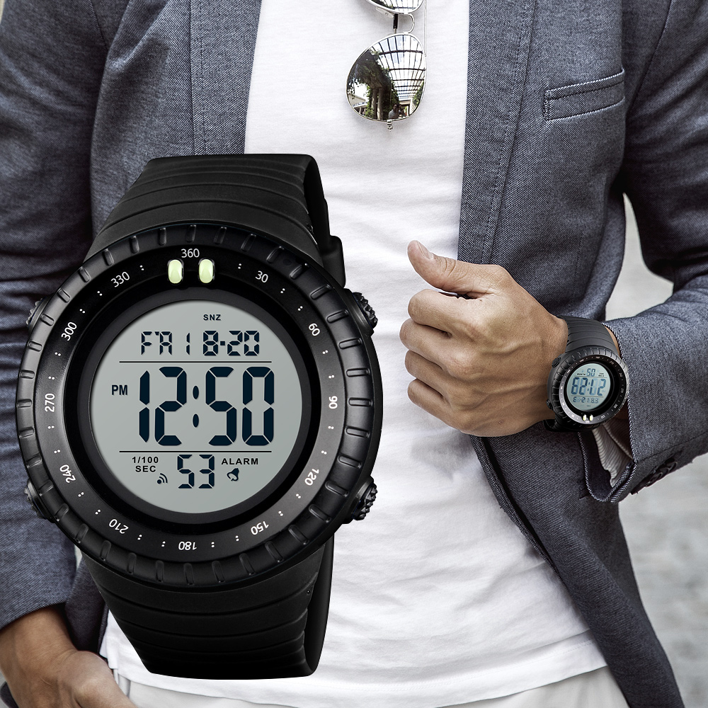 New models SKMEI 1420 promotional wrist watch sport watch band digital mens watches