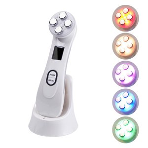 Electroporation Mesotherapy LED Photon Light Therapy RF EMS Skin Rejuvenation Face Lifting Tighten Massage Beauty Machine