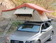 2 person outdoor offroad camping canvas car roof top tent 3.1x1.4m