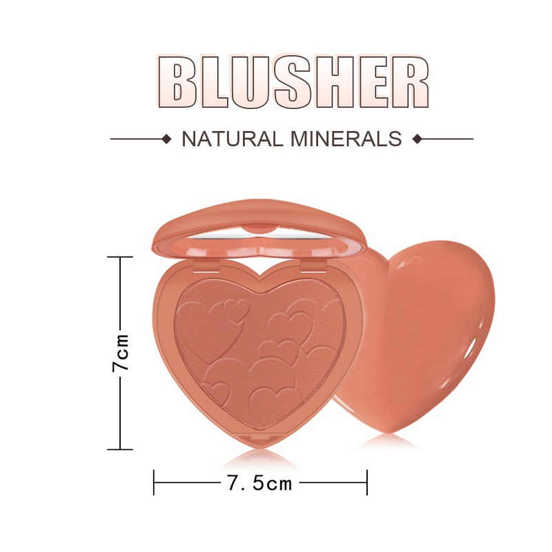 Сделайте свою собственную палитру, индивидуальные цвета, органические Румяна для выпечки, Мерцающие Румяна от частного бренда