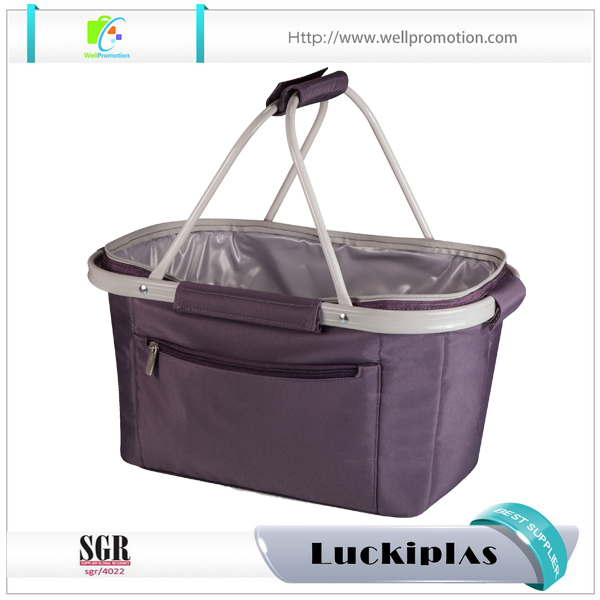 حقيبة حمل قابلة للطي سلة النزهة حقيبة تبريد سلة معزولة شعبية