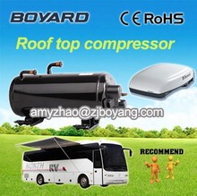 roof top mounted r407c air conditioner compressor for camper van roof tent