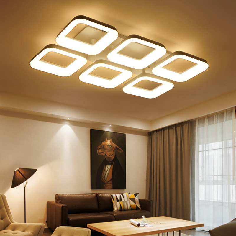 Люстра новейшего дизайна 2019 года с 3 изменениями цвета для гостиной