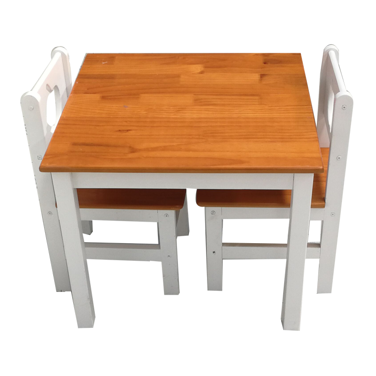 pine childrens table and chairs