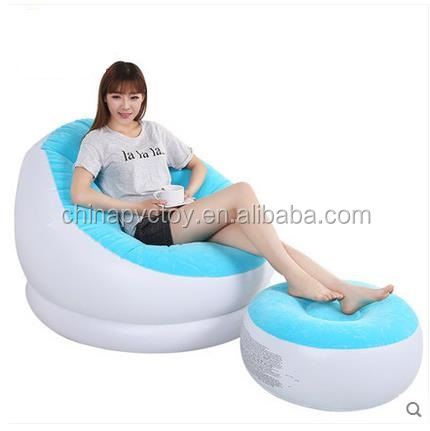 inflatable product single sofa for adult / inflatable flocked sofa / inflatable air sofa