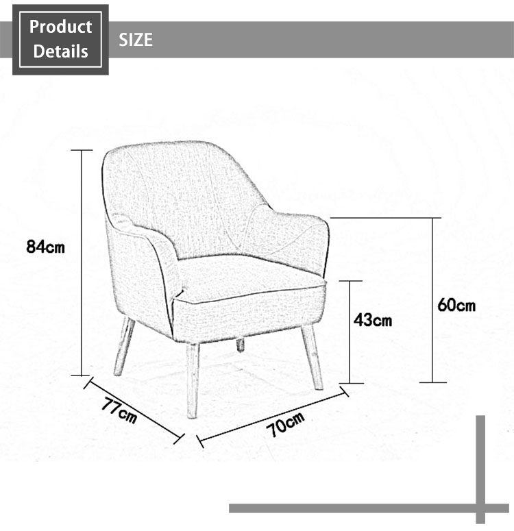 Hot Selling Jacquard Living Room Furniture