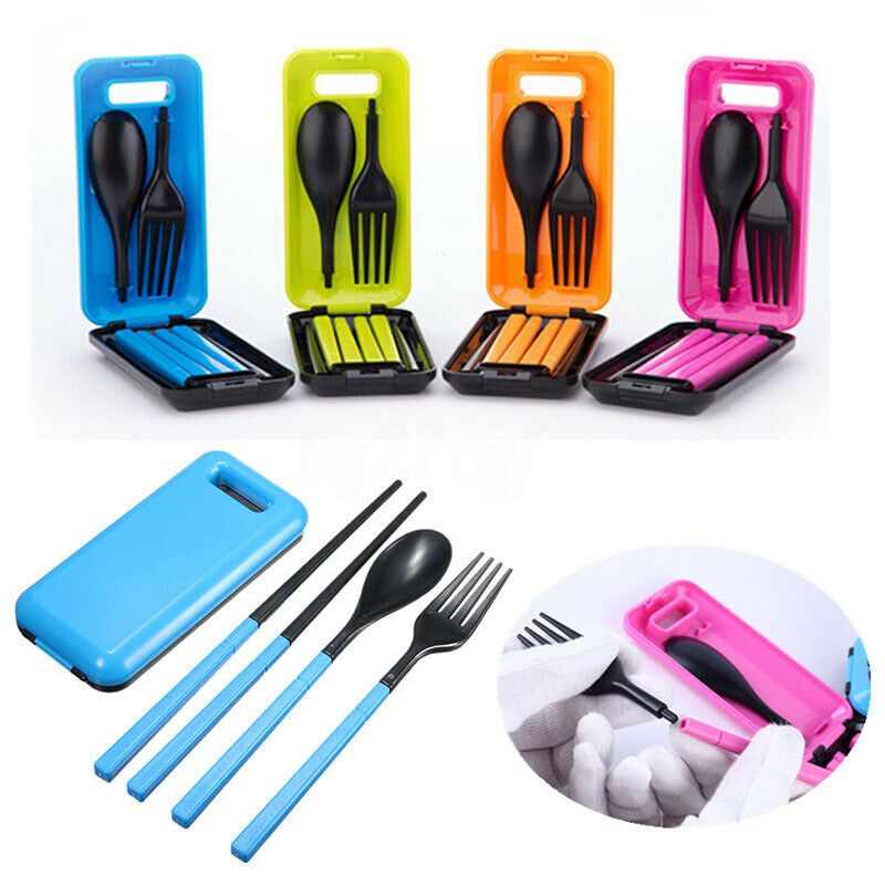 Пенал для столовых приборов. Походный кухонный нож. Набор приборов дорожный. Контейнер для ложек и вилок. Дорожный набор столовых приборов "кампос".