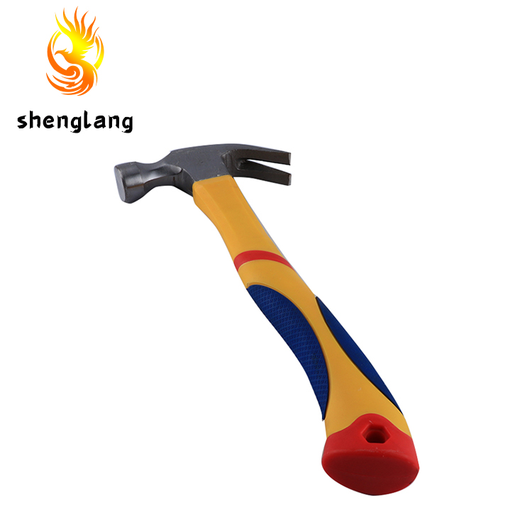 Japanese Yellow, Red And Blue Claw Hammer With Plastic Handle Head Hammer Sizes