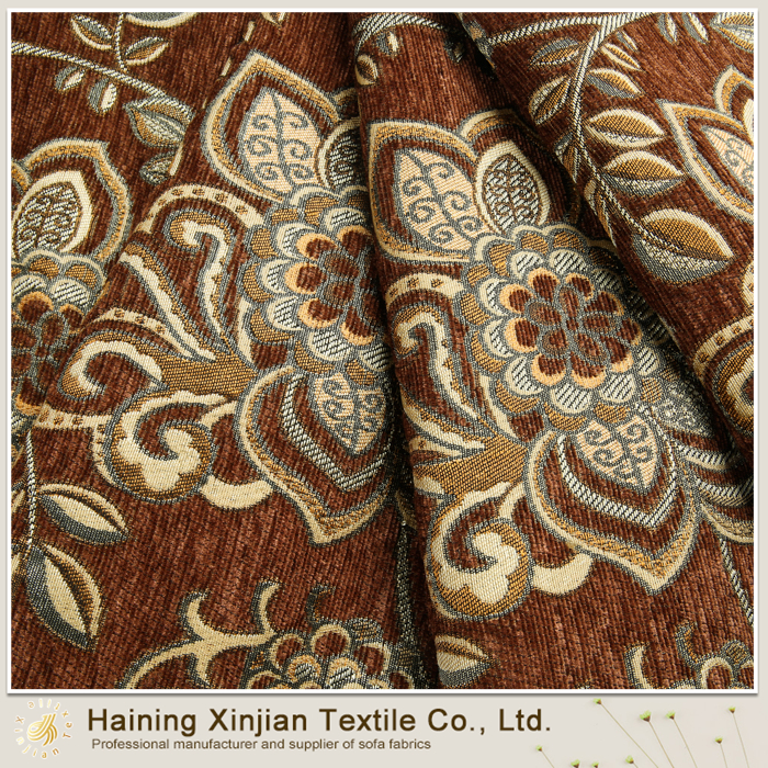 Оптовая продажа, ткань для обивки синели с модным рисунком