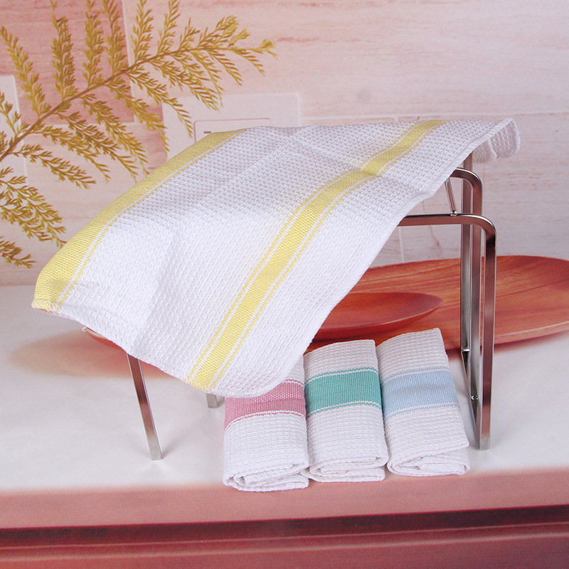 家用纺织品白色平原优质棉花茶巾厨房毛巾套装批发 - buy tea towels
